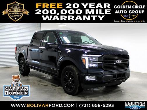 Antimatter Blue Metallic 2025 Ford F-150 Platinum