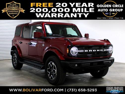 Ruby Red Metallic Tinted Clearcoat 2026 Ford Bronco Outer Banks