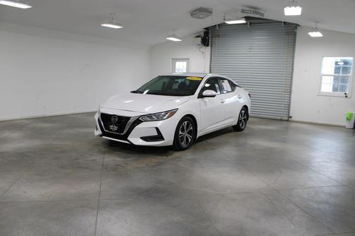 Aspen White Tricoat 2020 Nissan Sentra SV