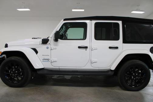 Bright White Clearcoat 2023 Jeep Wrangler Sahara 4xe