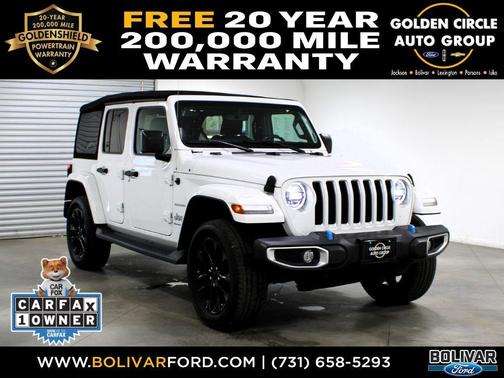 Bright White Clearcoat 2023 Jeep Wrangler Sahara 4xe