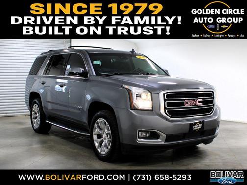 Satin Steel Metallic 2019 GMC Yukon SLT