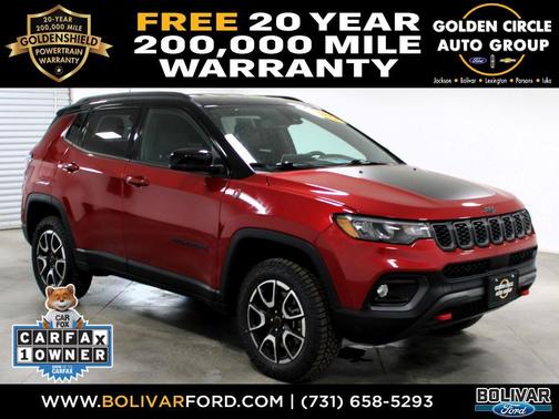 Red Hot Pearlcoat 2025 Jeep Compass Trailhawk