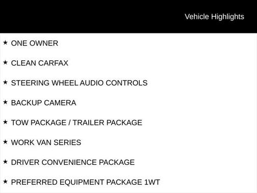 2023 Chevrolet Express 2500 Work Van