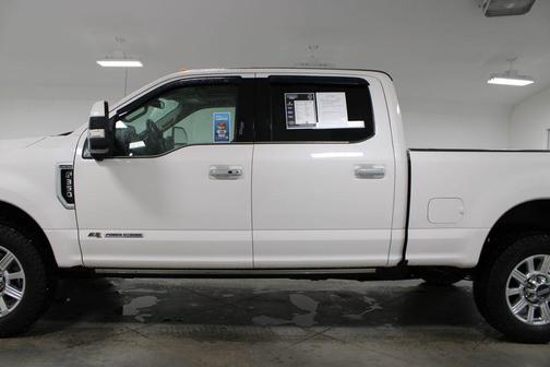White Platinum Metallic Tri-Coat 2019 Ford F-350 Limited