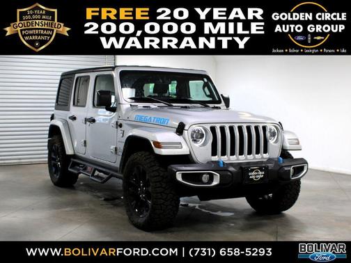 Silver Zynith Clearcoat 2023 Jeep Wrangler Sahara 4xe