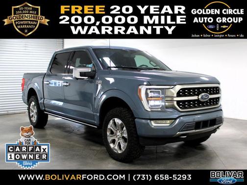 Azure Gray Metallic Tri-Coat 2023 Ford F-150 Platinum