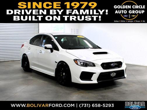 Crystal White Pearl 2018 Subaru WRX STI Base