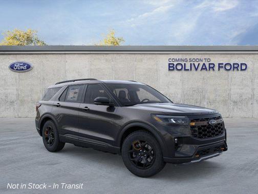 Agate Black Metallic 2026 Ford Explorer Tremor