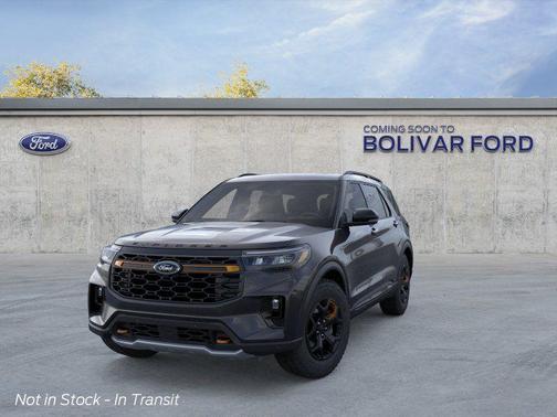 Agate Black Metallic 2026 Ford Explorer Tremor