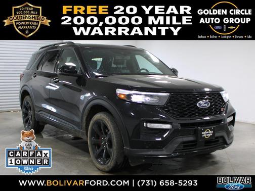 Agate Black Metallic 2024 Ford Explorer ST