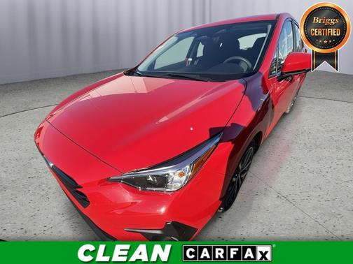 Pure Red 2025 Subaru Impreza Sport