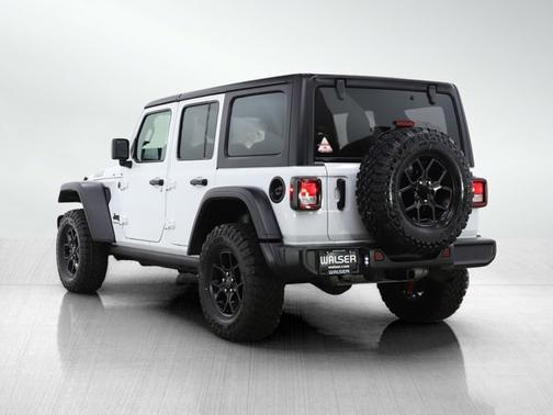 Bright White Clearcoat 2024 Jeep Wrangler Willys