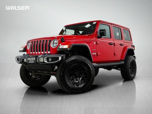 Firecracker Red Clearcoat 2018 Jeep Wrangler Unlimited Sahara