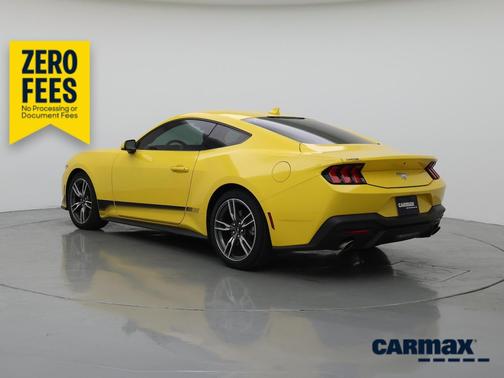 Yellow 2024 Ford Mustang Ecoboost