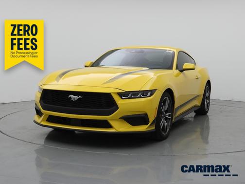 Yellow 2024 Ford Mustang Ecoboost