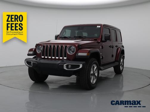Burgundy 2021 Jeep Wrangler Unlimited Sahara