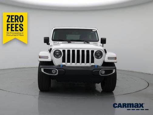 White 2023 Jeep Wrangler 4xe Unlimited Sahara