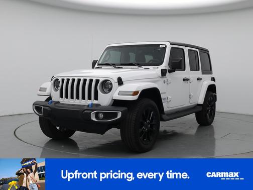 White 2023 Jeep Wrangler 4xe Unlimited Sahara