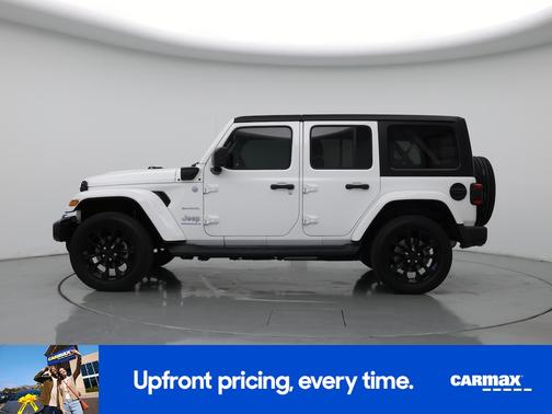 White 2023 Jeep Wrangler 4xe Unlimited Sahara