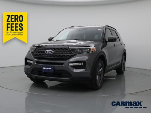 Gray 2021 Ford Explorer XLT