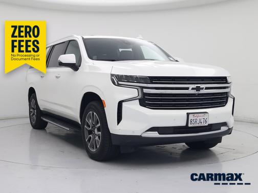 White 2021 Chevrolet Suburban LT