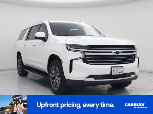 White 2021 Chevrolet Suburban LT