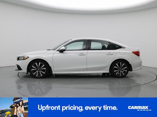 White 2023 Honda Civic EX