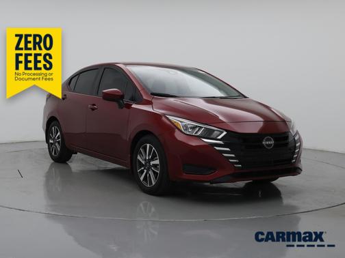 Burgundy 2024 Nissan Versa SV