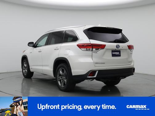 White 2017 Toyota Highlander Hybrid Limited Platinum