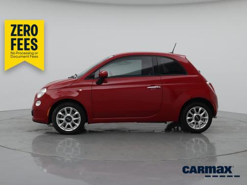 Red 2017 FIAT 500 Pop