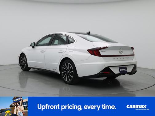 White 2021 Hyundai SONATA Limited