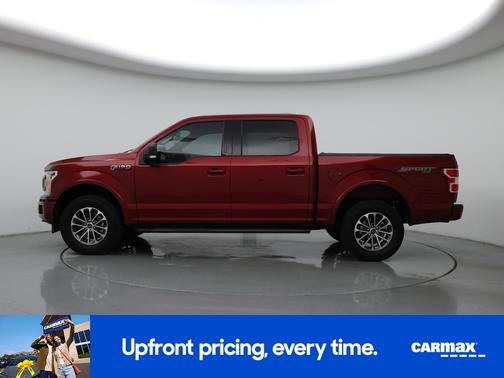 Red 2018 Ford F-150 XLT
