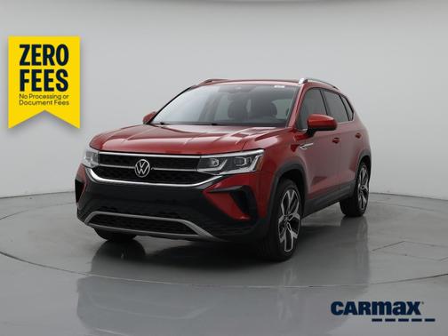 Red 2022 Volkswagen Taos SEL