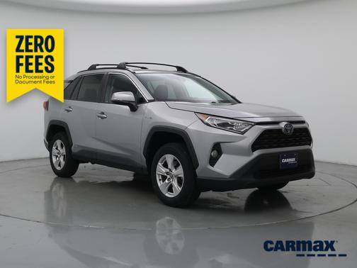Silver 2021 Toyota RAV4 Hybrid XLE