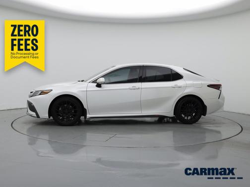 White 2021 Toyota Camry XSE