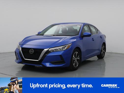 Blue 2021 Nissan Sentra SV
