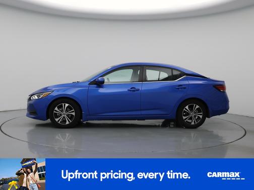 Blue 2021 Nissan Sentra SV