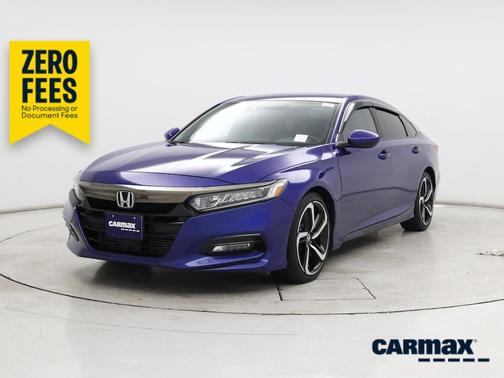 Blue 2019 Honda Accord Sport