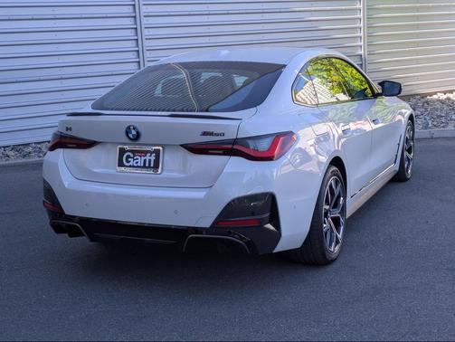 Mineral White Metallic 2023 BMW i4 Gran Coupe M50