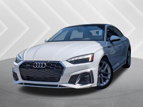 Glacier White Metallic 2023 Audi A5 Sportback 45 S Line Premium