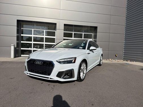 Glacier White Metallic 2023 Audi A5 Sportback 45 S Line Premium