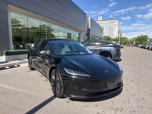 Black 2025 Tesla Model 3 Long Range