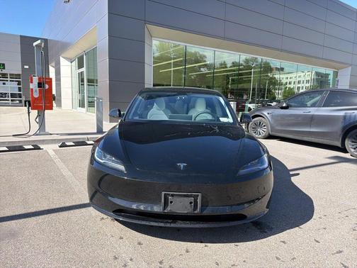 Black 2025 Tesla Model 3 Long Range