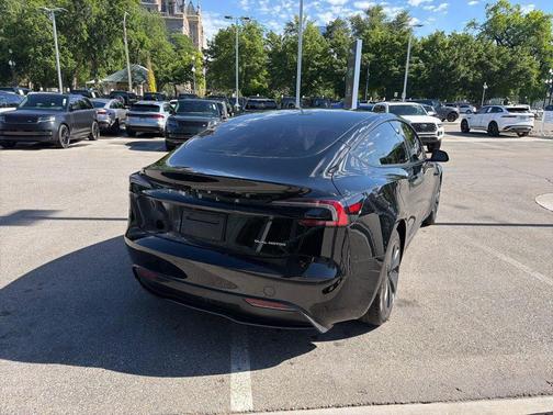 Black 2025 Tesla Model 3 Long Range