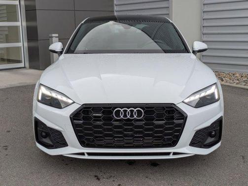 White 2025 Audi A5 Sportback 45 S Line Premium