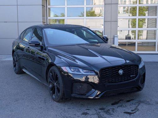 Santorini Black Metallic 2024 Jaguar XF R-Dynamic SE P250 AWD Automatic