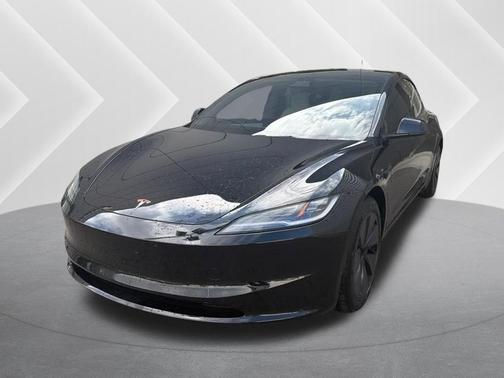 Black 2025 Tesla Model 3 Long Range