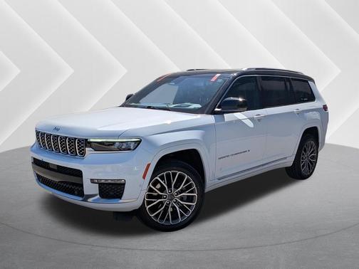 Bright White Clearcoat 2023 Jeep Grand Cherokee L Summit Reserve