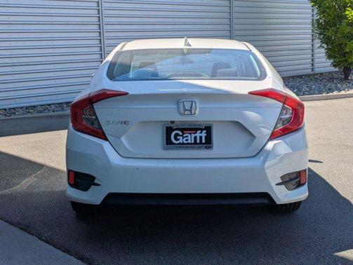 White 2017 Honda Civic EX